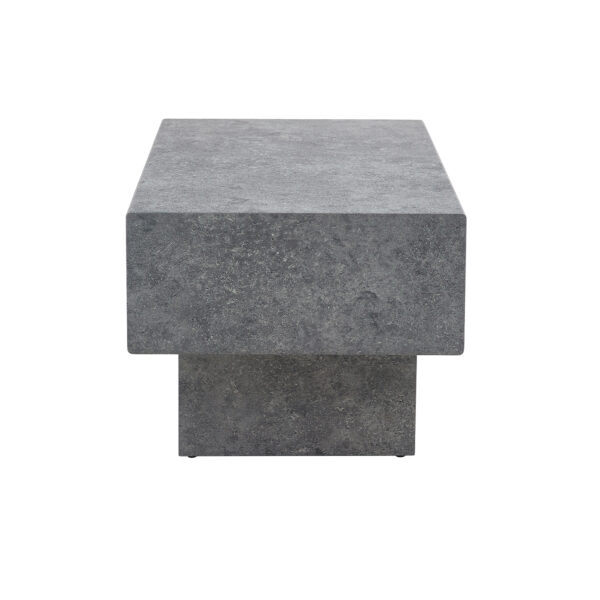 b1b6614c7e554762939d3418b528fd30_23fcb3ecea64e4b9e245ddc2e938c960 Modern Simple Gray Texture MDF Coffee Table - 43.3"x21.6"x17.2" Practical Model.Making it an ideal addition to any living room or apartment.