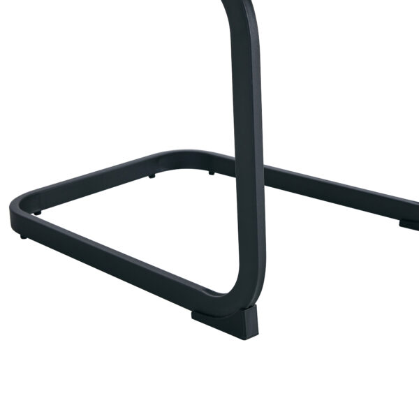 b3182e00768640b4be262f93ee5ca8f7_20240408_7fac54f8236c27eb29f8f22d7bd81af3 Dining Chairs,tech cloth High Back Upholstered Side Chair with C-shaped Tube Black Metal Legs for Dining Room Kitchen Vanity Patio Club Guest Office chair (Set of 2) Brown1162