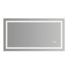 60" x 32" LED Bathroom Mirror with Anti-Fog and Touch Sensor – Modern Frameless Lighted Wall Mirror for Bathroom Vanity, Shower Room, or Dressing Area