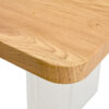 A modern minimalist wooden table with acrylic legs and rectangular tables. Computer desk. Dining table. Suitable for restaurants, living rooms, and kitchens. F-1298