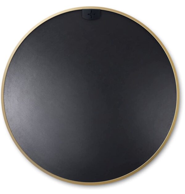 32 Inch Gold Metal Framed Round Bathrrom Mirror for Wall.(W2203134043)