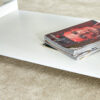 A modern and practical white coffee table and coffee table. The double layered coffee table is made of MDF material,. Suitable for living room, bedroom, and study.43.3"*21.6"*16.5" CT-16