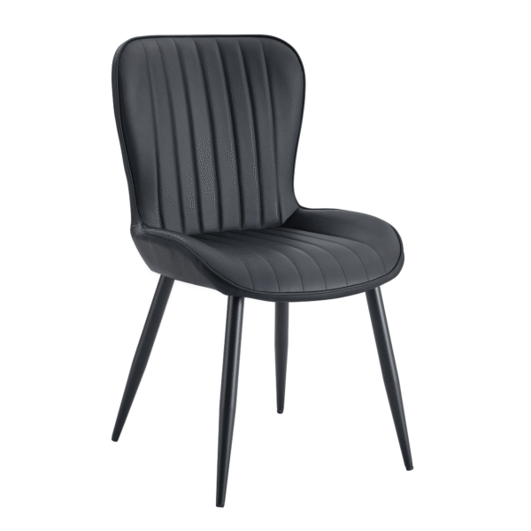 b76c40092a3d4622a8e275fb4d85bf2d_d475e59fd8881f3b40c09dd5501614ed The Black Minimalist Ergonomic Dining Chair Comes In A Pack of 4, With A Comfortable Design Of Extended And Curved Seat Cushions, Unlocking A Comfortable And Minimalist New Sitting Posture.