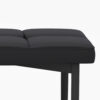 Table and chair set.Modern Black Marble Pattern MDF Dining Table Set - 55"x31.4" with 4 Extended Seat Cushion PU Dining Chairs and 1 Bench,A Choice of Subtle Luxury for Modern Homes.