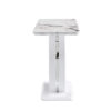 Modern Simple Glossy White Rectangular Counter Bar Table 47.24" x 18.11" x 29.52" For Living Room Bedroom Bedside Entrance House Balcony Office Bathroom. BT-1280