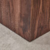 16*16*16 Inch Walnut Wood Grain MDF Coffee Table - Luxurious Design, Perfect Living Room Accent.Cube fashion texture design coffee table, suitable for various situations and scenes.