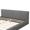 [Stylish Gray Upholstered Bed] - The Ideal Choice for Your Bedroom, Full
