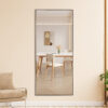 Fourth generation solid wood frame long mirror, dressing mirror, bedroom foyer, decorative mirror, clothing store, floor to ceiling mirror, wall mounted. 71 "* 31.4"