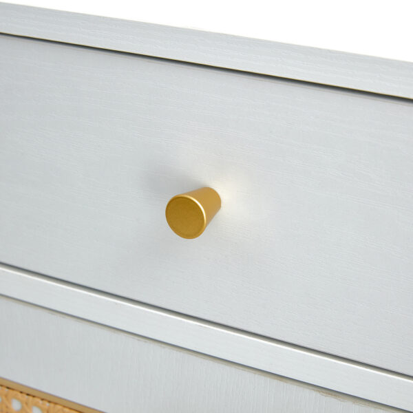 Modern minimalist storage cabinet, rattan shoe cabinet, bed top cabinet. Beautiful shape, suitable for corridors and living rooms.