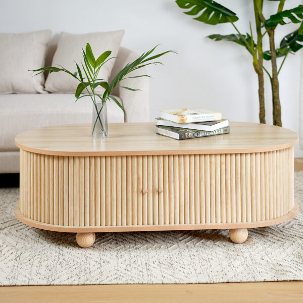 bb185f005e604dfd823f3136e9a1b6ee_ae287808ea4c9d28f74c77f8ba9f51ca MDF ELEGANT LONG OVAL STORAGE SIDE TABLE WITH RETRO CHARM, NATURAL COLOR