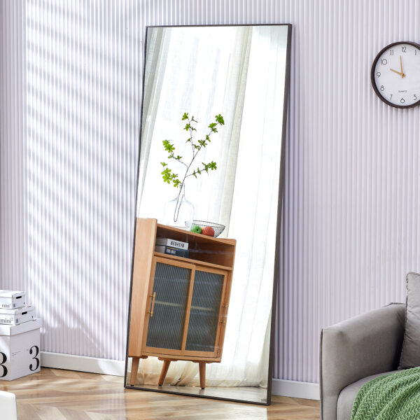 bb9d4b789f224bd2a1d65282cd1966a0_20240315_62ac14fd29feabf64b31ce59753ec148 Fourth generation solid wood frame long mirror, dressing mirror, bedroom foyer, decorative mirror, clothing store, floor to ceiling mirror, wall mounted. 71 "* 31.4"