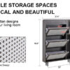 Modern minimalist storage cabinet, Japanese rattan shoe cabinet, bed top cabinet, small home furniture. Suitable for corridors and living rooms. GZ-DI-03