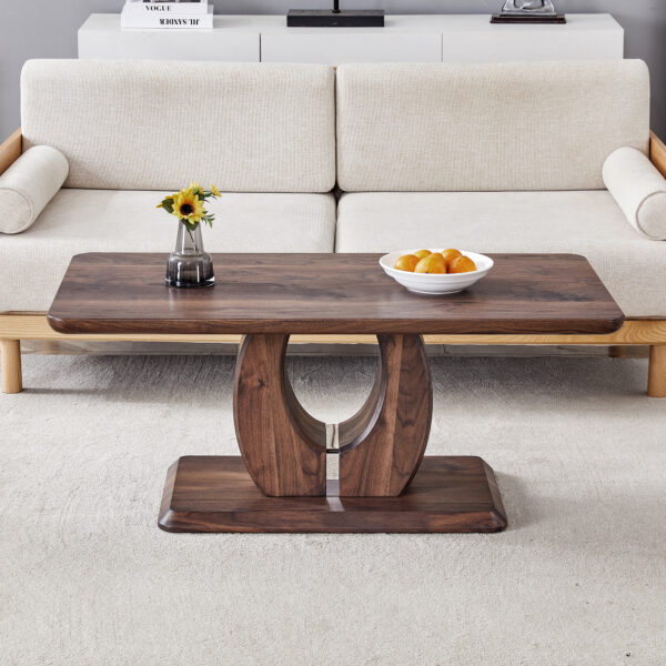 bd9f80a927c0422daa22e14d13da433a_91cf3286cdf0750c55d581a937339cb7 Modern Minimalist Walnut Dark Brown Texture Sticker-Patterned MDF Rectangular Coffee Table. Add a quiet and cozy atmosphere to your home.MDF coffee table,Walnut,Dark Brown textured Sticker,side table.