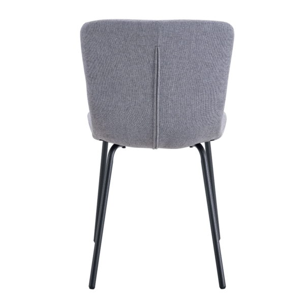 be051e9f4b32498f822c422cf8e4b08c_7173cc702f4ddcbe474e200871e69d12 Luxury Minimalist Chairs - A set of 4 high quality dining chairs with black metal legs. The integral metal leg structure is suitable for various interior decoration styles.