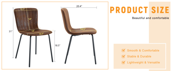 bec916845a0b410793fa3f58cd9fabcd_c4413451481e920bef35a264af995db7 Luxury Minimalist Chairs - A set of 4 high quality dining chairs with black metal legs. The integral metal leg structure is suitable for various interior decoration styles.