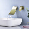 Wall Mount Widespread Bathroom Faucet