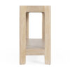 Mirod Modern Farmhouse Console Table,Elegant Minimalist Design with Premium Wood Veneer and Rounded Corners