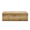 Elevate your living space with this modern MDF coffee table that showcases smooth, light wood color texture patterns. It is characterized by stylish design.39.3*23.6*12.W1151P187998