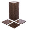 76-Pack 11.42"x11.42" Plastic Interlocking Deck Tiles - 68.80 Sq.Ft Outdoor Plastic Flooring,Super Durable & Waterproof, All-Weather Indoor/Outdoor Use,Eco-Friendly Non-Toxic Material