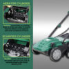 Garden Scarifier, 2-in-1 13INCH Dethatcher Scarifier,12 Amp Electric Lawn Dethatcher,Removable Collection Bag extra large 31.7QT