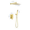 10" Rain Shower Head Systems Wall Mounted Shower