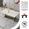 Table and chair set.The table has a glass top with imitation marble pattern stickers and stainless steel golden legs. Paried with chairs with PU artificial leather backrest cushions and black legs.
