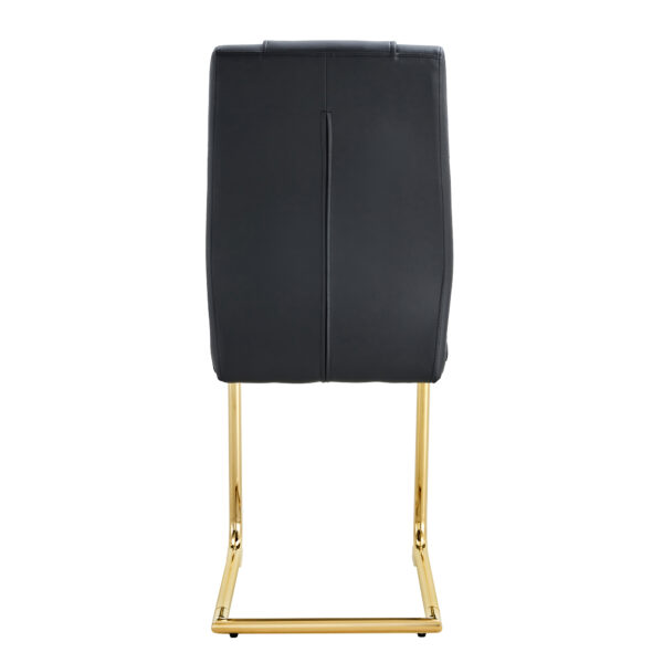c7ac3ef2df3b4ed29e2ac538ef3de871_20230904_2158c2e0610980073f82d1f518027cba Modern dining chairs with faux leather padded seats, dining room chairs, gold metal leg upholstered chairs, suitable for kitchens, living rooms, bedrooms, and offices, set of 6 (black+PU leather)C-001
