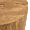The cylindrical table with its patterned design can be easily integrated into a variety of interior styles, from coffee tables to small dining tables, workbenches or makeshift writing desks.