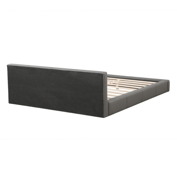 [Stylish Gray Upholstered Bed] - The Ideal Choice for Your Bedroom, Full