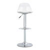 Modern minimalist bar chairs and bar stools. Can rotate 360 ° and adjust lifting. PET backrest and PU seats. Set of 2. Suitable for bars, restaurants, and front desk cashiers. W1151P172644