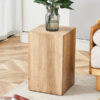 Elevate your living space with this modern MDF coffee table that showcases smooth, light wood color texture patterns. It is characterized by stylish design.12*12*19.6,W1151P188001