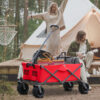 Utility Park Garden Cart Tool Customized Color Folding Camping Trolley Outdoor Picnic Beach Wagon