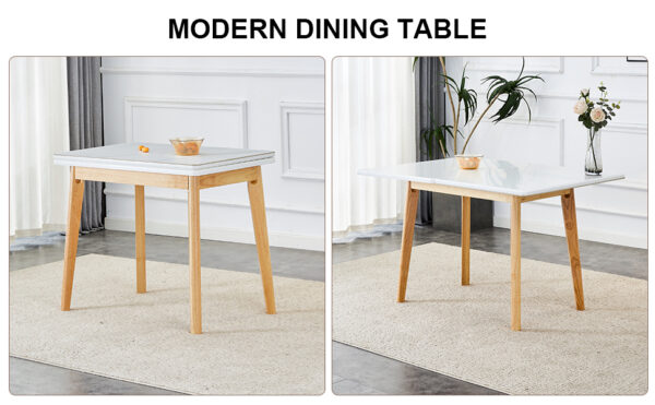 ca36204c58b94f71870c7a8129395bc3_20240206_4fabc3a977599e01642c4ea4ff4df17e White sintered stone tabletop with rubber wooden legs, foldable computer desk, foldable office desk, suitable for restaurants, living rooms, terraces, kitchens