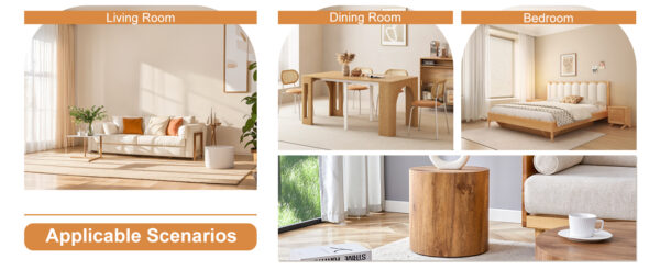 ca9c4bc1ade545f18c3ca1d984432d30_1598cdeed16bb7faf4c38ddf7b03a85b The cylindrical table with its patterned design can be easily integrated into a variety of interior styles, from coffee tables to small dining tables, workbenches or makeshift writing desks.