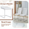 Table and chair set.63*31.4 Inch Pandora Patterned Sintered Stone Dining Table Set - 6 White Chairs With Silver Metal Legs.Modern Light Luxury.Perfect For Dinner Room,Meeting Room,Kitchen,etc.