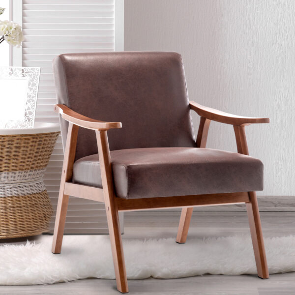 ceb83b1a1a89403398c53f62ce45732f_2689ffc6f9a36792085994927c290fde Mid-Century Modern Chair, Living Room Chair with Solid Wood Frame, Accent Chair Extra-Thick Backrest, Wingback Chair for Bedroom, Reading Room, Living Room, Lounge Chair Indoor