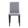 Four Light Gray Linen-Cotton dining chairs, simple and versatile, comfortable and accompanied. Exquisite and versatile dining chairs unlock a comfortable new experience.(Set of 4)