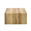 Elevate your living space with this modern MDF coffee table that showcases smooth, light wood color texture patterns. It is characterized by stylish design.39.3*23.6*12.W1151P187998