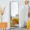 The 4th generation floor standing full-length mirror. wall mirror, bathroom makeup mirror, bedroom foyer, clothing store, wall mounted.    65 "* 23.2"