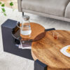 The detachable double-decker coffee table, the stylish design is more precious, and the detachable design can make the use of space more flexible and suitable for various scenes.