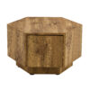 Simple and Practical! MDF material hexagonal coffee table with drawers.Made of high-quality materials,Adopting a unique hexagonal design,simple and elegant without losing personality.