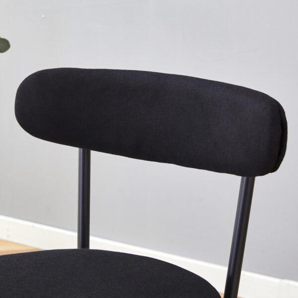 d5e247b9cbf1448e9c027336481c04e7_aa4e8bca4c5bd0d85847d9d00d6cddfa Fashionable and Comfortable - Two Sets of Ergonomic High Legged Bar Chairs, With Black Breathable Fabric Cushions And a Total Height of 35.5 Inches.Pack two in one box.