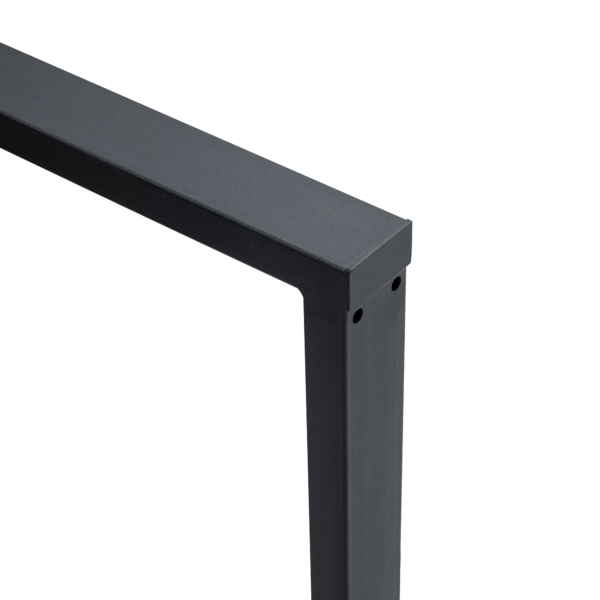 Table and chair set.A retro rectangular dining table with a wood color fishbone textured top and black metal legs.Paired With 6 Brown technology fabric chairs with Featuring arched black legs.