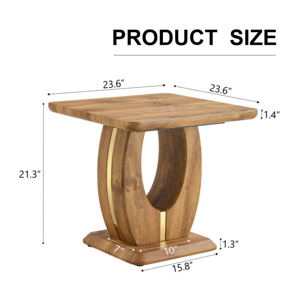 d8a6e31df4d347bb8597fbdf6ee7a4e6_14bf4a79c8161708c08fed9740066eee Modern Minimalist Wood Texture Sticker-Patterned MDF Square Coffee Table. Add a quiet and cozy atmosphere to your home.Wood color,MDF coffee table,wood-colored textured decal,side table.