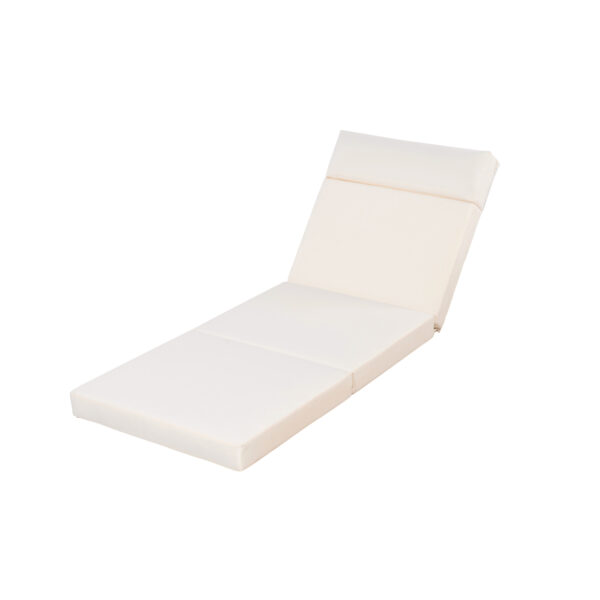 d962672fe4064c2ca3582cfcd6ea6994_74d549e4290b0f27f6693346d92b89b9 LOUNGE CHAISE SET WITH HEADREST,SPACE AVAILABLE ON ONE SIDE, ACACIA WOOD WITH WATER-RESISTANT LOUNGE CUSHIONS (CREAM & 3-FOLD & 4 inch) - MATCHING DARK GREY/BEIGE VERSION AVAILABLE