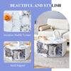 Minimalist white patterns hexagonal Coffee Table Set.Hexagonal MDF coffee table, characteristic pattern stickers, multi-hole design to give more storage space.Two coffee tables of different sizes.