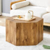Modern MDF coffee table, with complex texture patterns, style and texture coffee table to redefine your interior decoration and enhance your living space, stylish and durable design