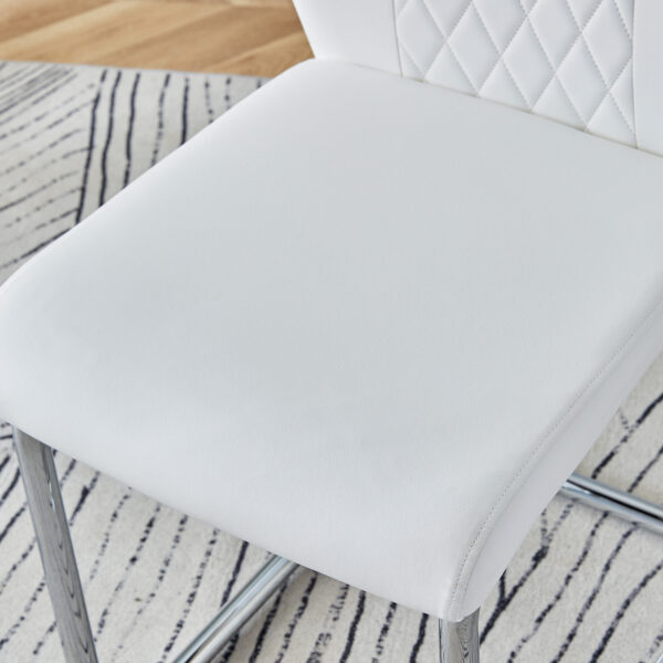 dc07575b351a40809e78c6870a6a6419_48ef06d9c47f97d064a14d6c8fc6242a Table and chair set.63*31.4 Inch Pandora Patterned Sintered Stone Dining Table Set - 4 Dark Gray Chairs With Silver Metal Legs.Modern Light Luxury.Perfect For Dinner Room,Meeting Room,Kitchen,etc.