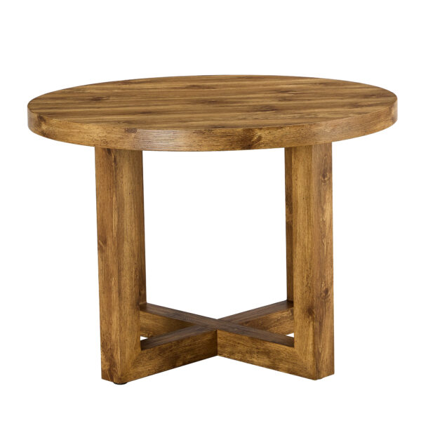 dd4ad06f8d29415ab77f9ef2fa4f1496_20240222_26a7a37f828d60d11a6658790dbd4e65 A modern and practical circular dining table. Made of MDF tabletop and wooden MDF table legs. 6-piece technology cloth high backrest cushion side chair, C-shaped tube black metal legs. CT-403 C-1162