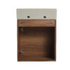 18 Inch Floating Small Bathroom Vanity With Single Sink, Suitable For Small Bathroom-BVB03018BRE
